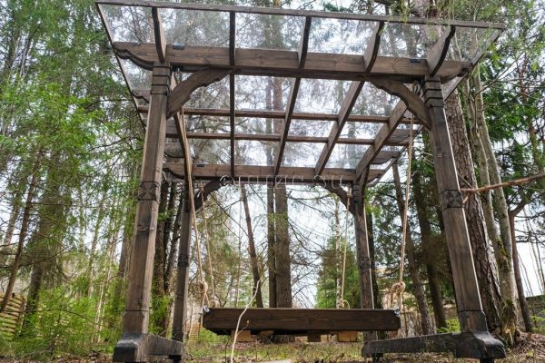 Пергола с подвесной кроватью — изображение 5