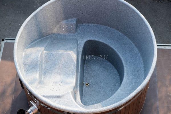 Купель с пластиковой вставкой  2000 мм. (с шезлонгом) — изображение 9