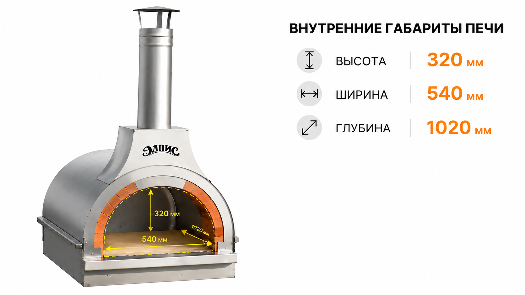 Русская печь Элпис (БМ) — изображение 6